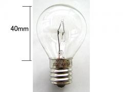 クリアー球 E17 40W