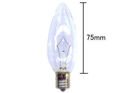 シャンデリア球 E17 40W