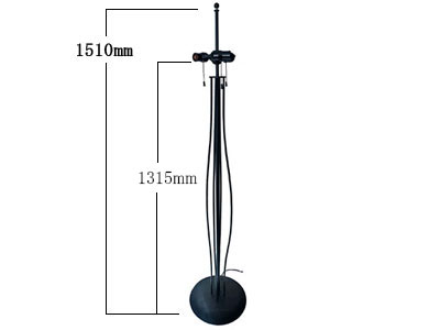鉄灯鉄美フロアー3灯