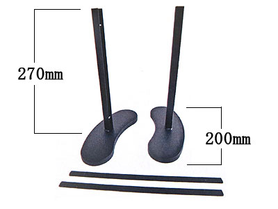 鉄パネルスタンド Bロング