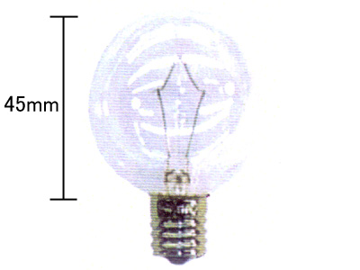 クリアボール球 E17 60W