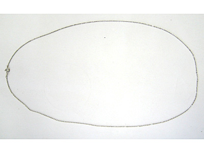 アクセサリーチェーン シルバー 16”